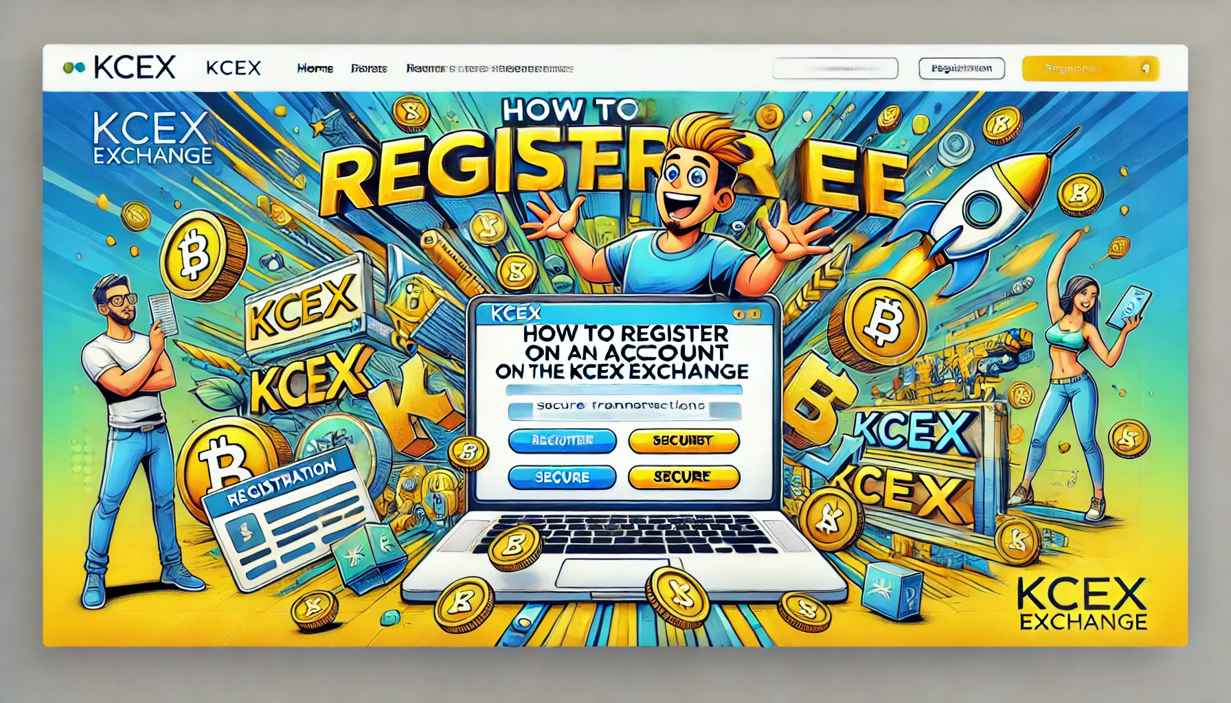 آموزش ثبت نام در صرافی kcex