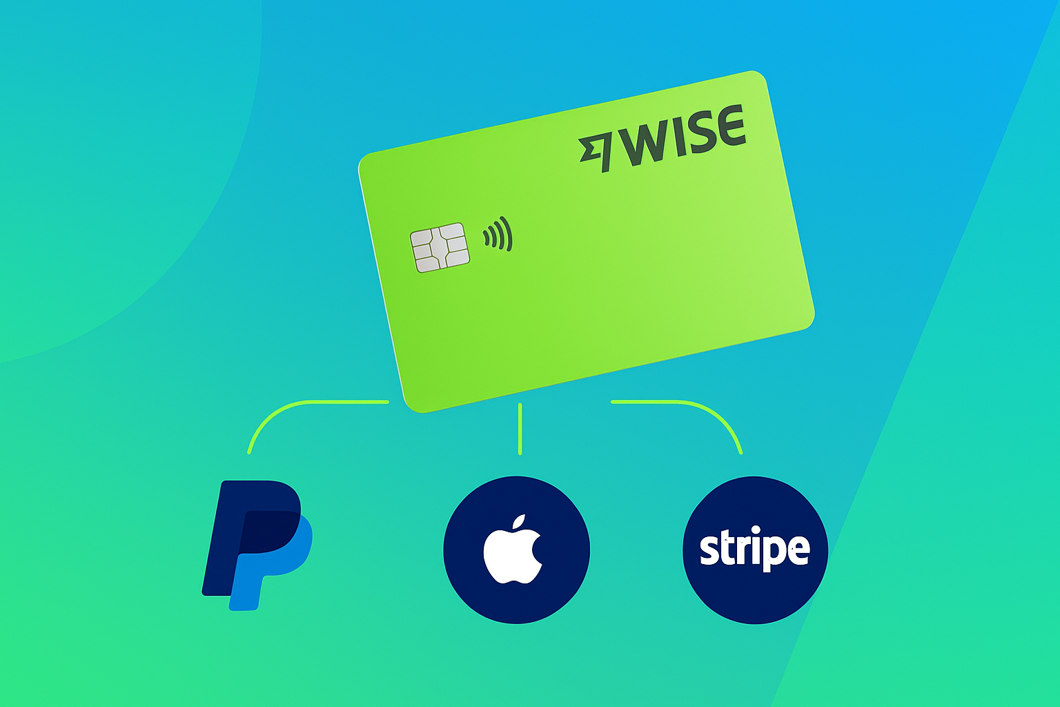 چطور حساب وایز را به پی‌پال، اپل‌پی یا استرایپ وصل کنیم؟