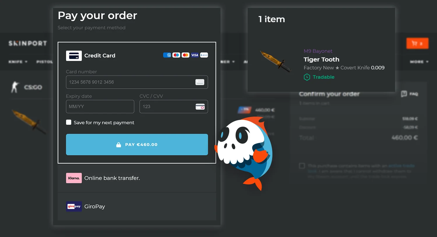 سایت Skinport :احراز هویت و وریفای اکانت اسکرین پورت
