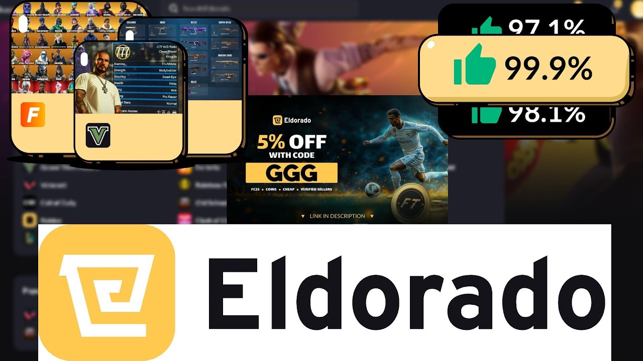 خرید اکانت الدورادو (Eldorado) :احراز هویت و وریفای تضمینی حساب