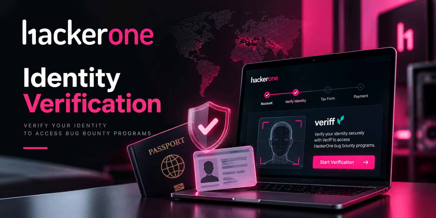 احراز هویت هکروان HackerOne |ثبت نام و وریفای اکانت ایرانیان