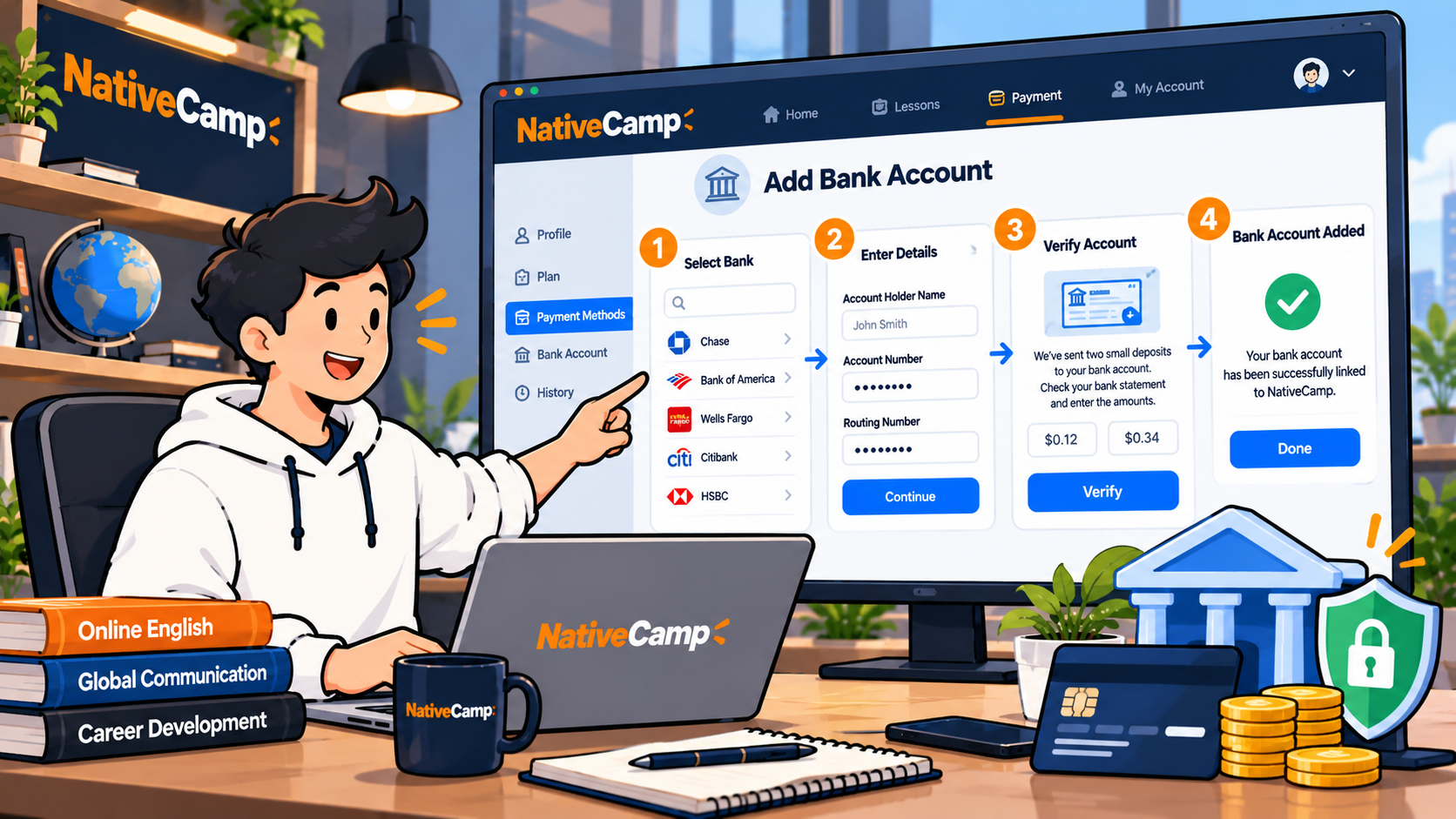 احراز هویت و وریفای نیتیو کمپ Native Camp